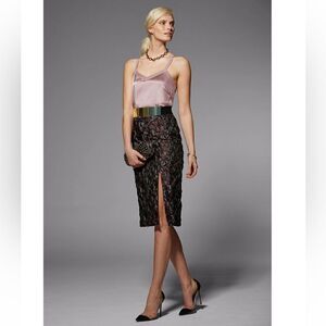 NWT- MARGE Elise Textured Jaquard Pencil Skirt